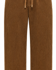 Sun68 Pantaloni chino in velluto con coulisse