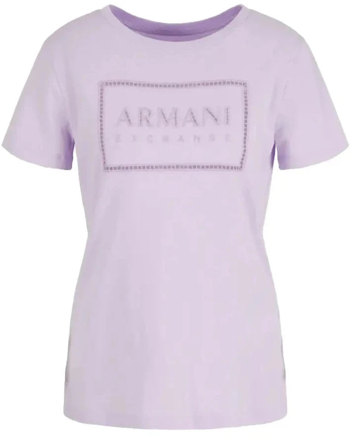Armani Exchange T-Shirt Donna Violet Sky