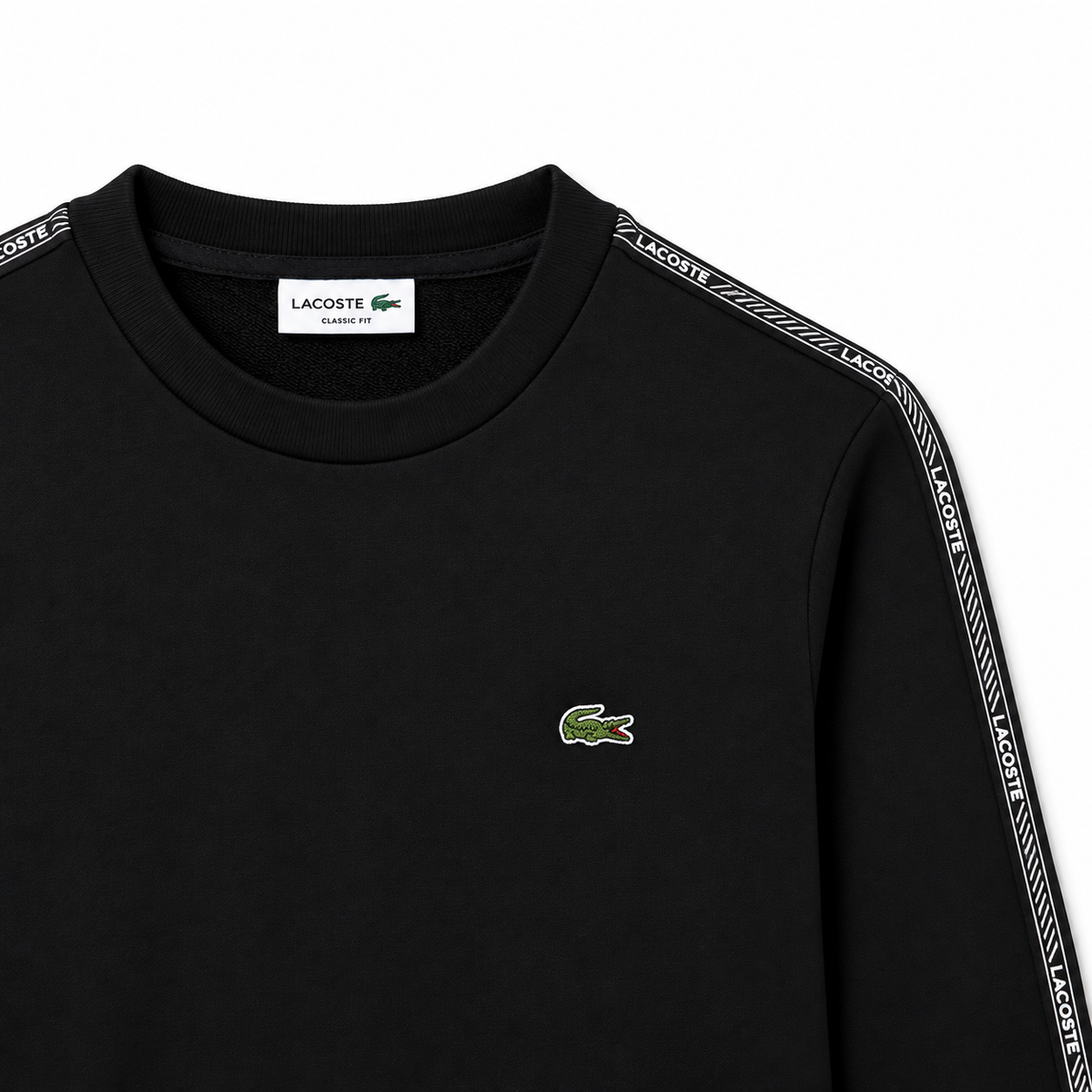 LaCoste Felpa con banda a righe