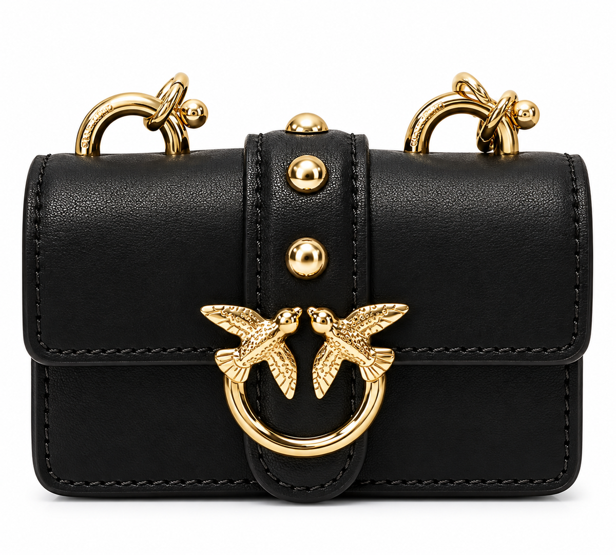 PINKO Marsupio Love Birds con decorazione