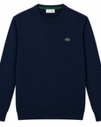 LaCoste Pullover girocollo monocromatico
