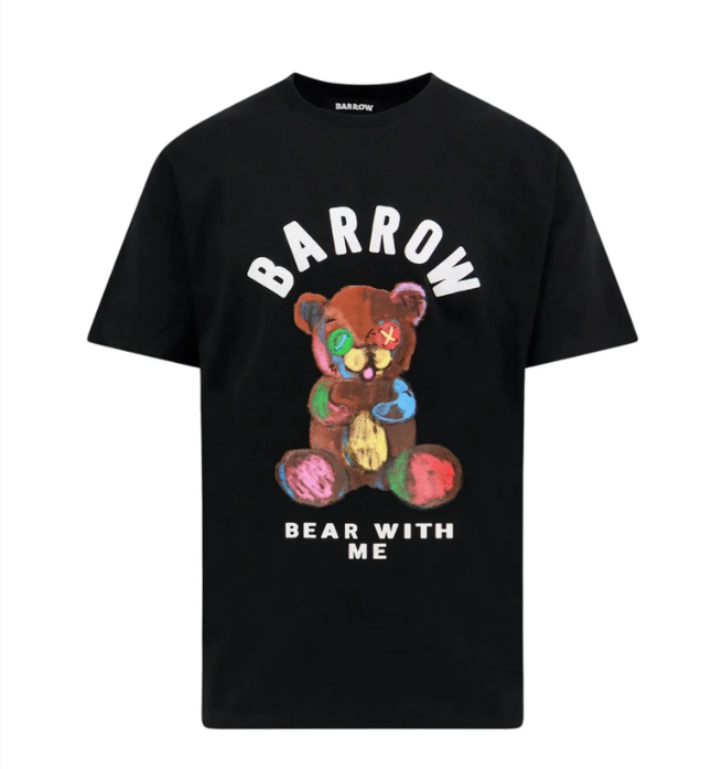 Barrow T-shirt Nero Regular Fit