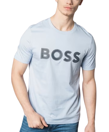 Boss T-shirt Tee Celeste