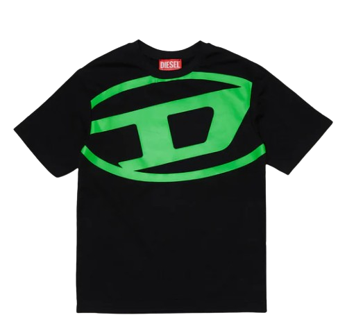 DIESEL T-shirt con logo oval D