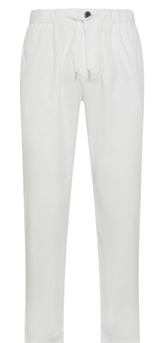 Sun68 PANT COULISSE SOLID BIANCO PANNA