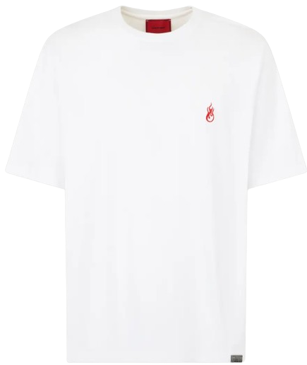 Vision Of Super White T-Shirt With Fames Logo And Metal Label