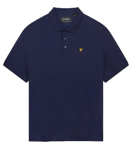 Lyle&amp;Scott Plain Polo Shirt Navy