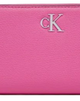 Calvin Klein Jeans Portafoglio Minimal Monogram Zip Around  Rosa